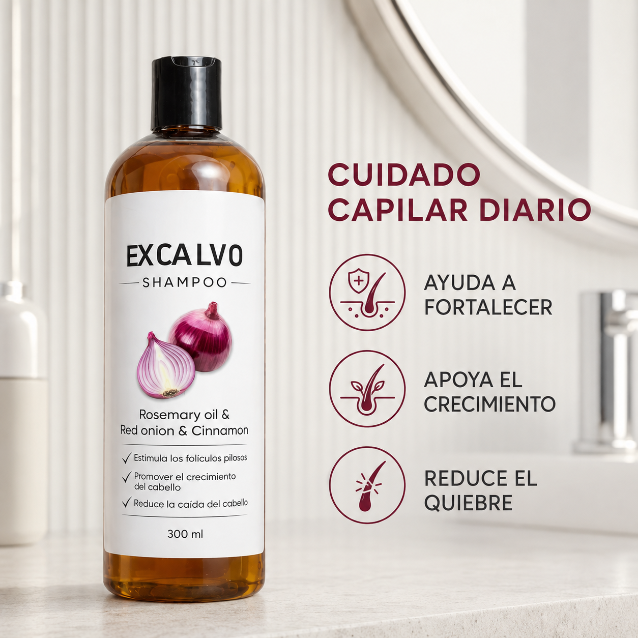 Shampo Excalvo 300ml Obsequio
